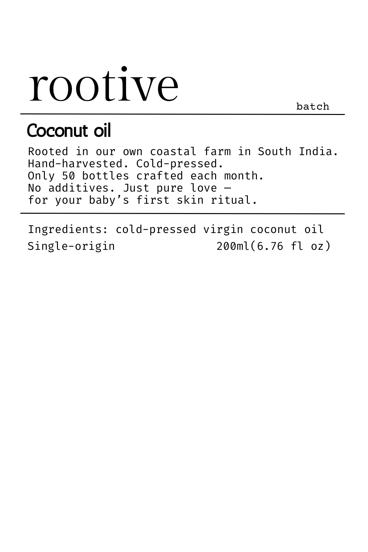 coconut oil